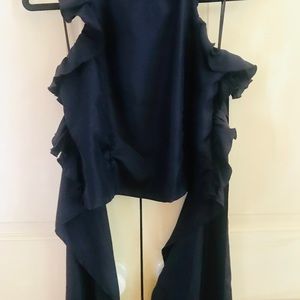 J. Crew Tops - NWT! JCrew Silk Ruffle Halter J. Crew Tops - NWT! JCrew Silk Ruffle Halter